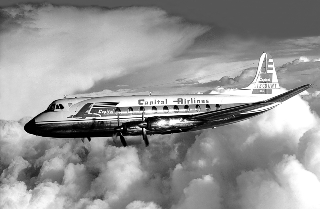 Photo of Capital Airlines (USA) Viscount N7462 c/n 217 February 1957