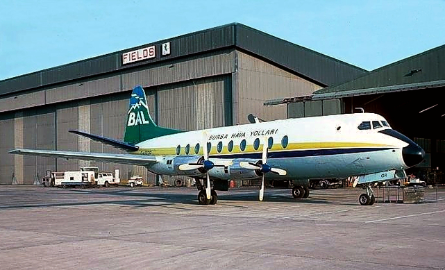 Photo of Bursa Hava Yollari Viscount G-ARGR c/n 14 May 1977