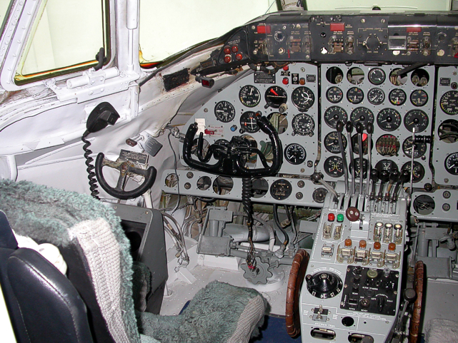 Cockpit of Viscount c/n 283 ZK-BRF