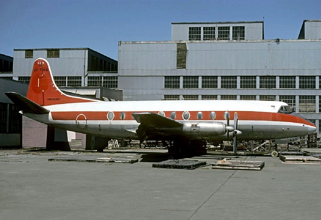 Photo of Harrison Air Viscount CF-THG c/n 224