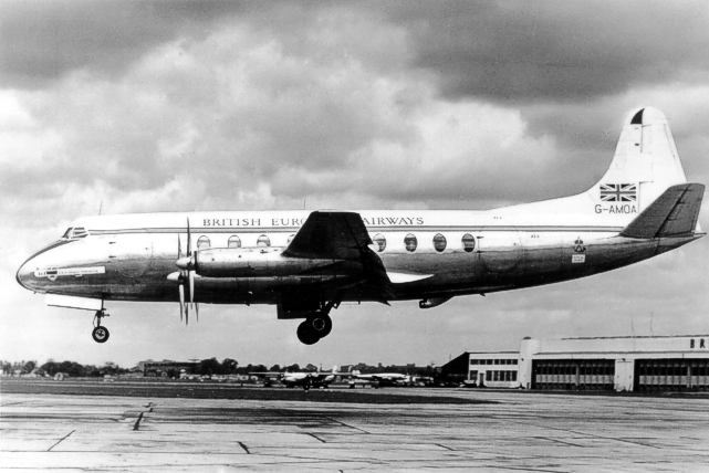 Photo of British European Airways Corporation (BEA) Viscount G-AMOA c/n 9 April 1954