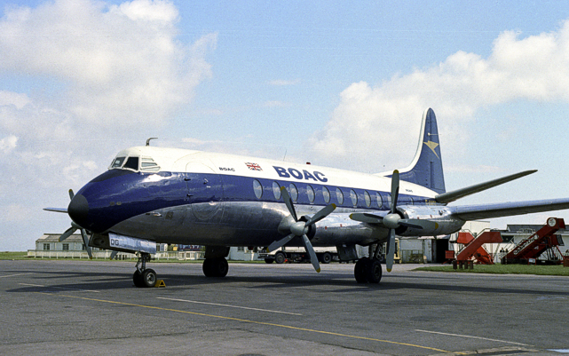 Photo of British Overseas Airways Corporation (BOAC) Viscount G-AMOG * c/n 7 April 1972