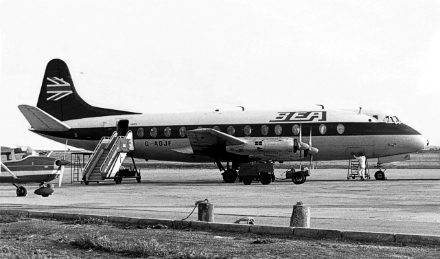 Photo of British European Airways Corporation (BEA) Viscount G-AOJF c/n 155 June 1970