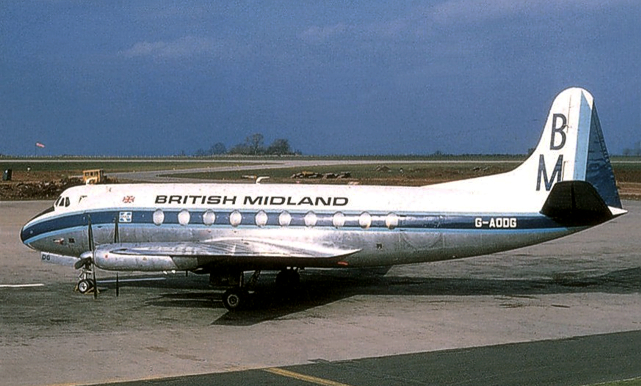 Photo of British Midland Airways (BMA) Viscount G-AODG