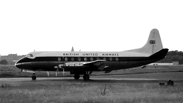 Photo of British United Airways (BUA) Viscount G-ARGR c/n 14 June 1962