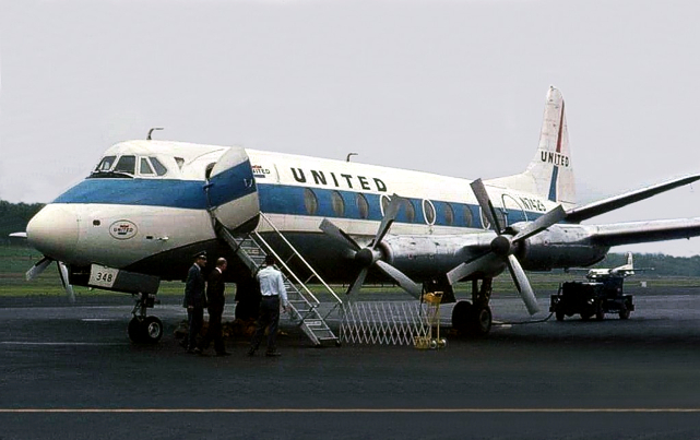 United Airlines Viscount N7429