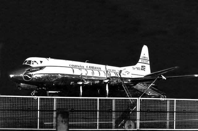 Cubana Viscount c/n 91 CU-T603 was hi-jacked on the 1 November 1958