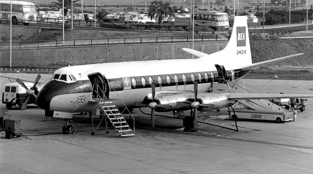 Photo of British European Airways Corporation (BEA) Viscount G-AOHR c/n 166 June 1968