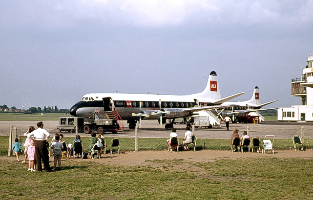 BEA - British European Airways Viscounts at Elmdon