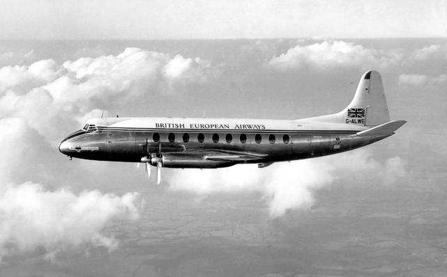 The first BEA Viscount G-ALWE was delivered in January 1953