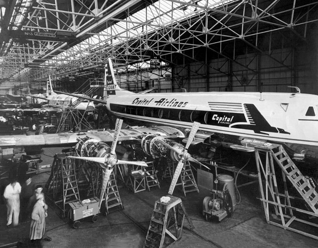 Photo of Viscount International Corporation Viscount N7449 c/n 205 October 1956