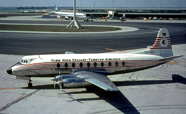 Photo of Türk Hava Yollari - Turkish Airlines (THY) Viscount TC-SET c/n 432 March 1968