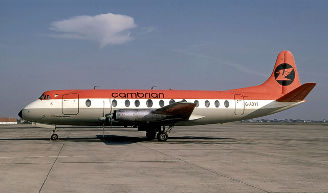 Photo of Cambrian Airways Viscount G-AOYI *