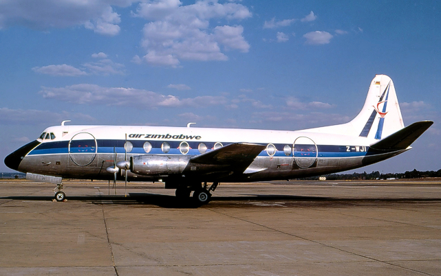 Photo of Air Zimbabwe Viscount Z-WJI