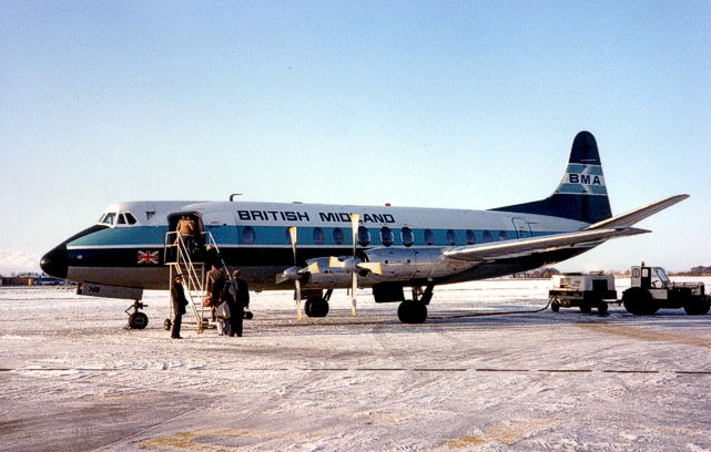 Photo of BMA - British Midland Airways Viscount G-AZNB