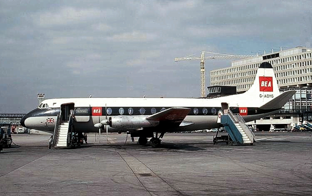 Photo of British European Airways Corporation (BEA) Viscount G-AOYG c/n 256 March 1968