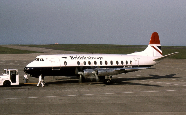 Photo of British Airways (BA) Viscount G-AOYG