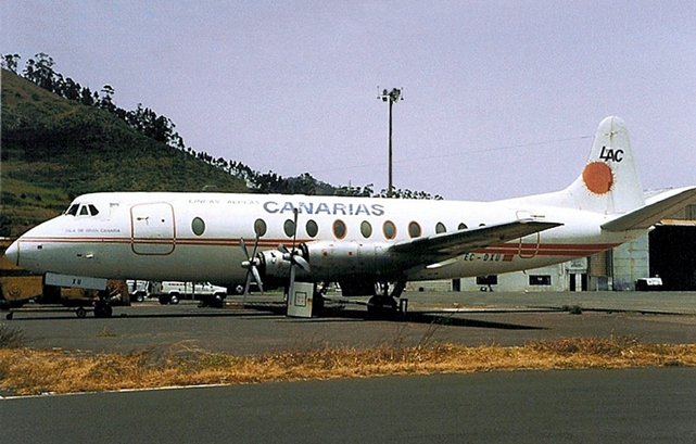 Photo of Lineas Aereas Canarias (LAC) Viscount EC-DXU