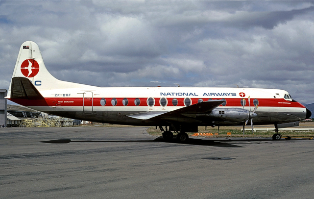 New Zealand National Airways Corporation Viscount c/n 283 ZK-BRF