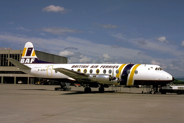 BAF - British Air Ferries was the largest UK operator of retired Viscounts