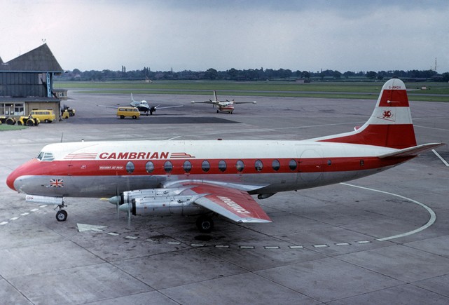 Photo of Cambrian Airways Viscount G-AMOH c/n 21