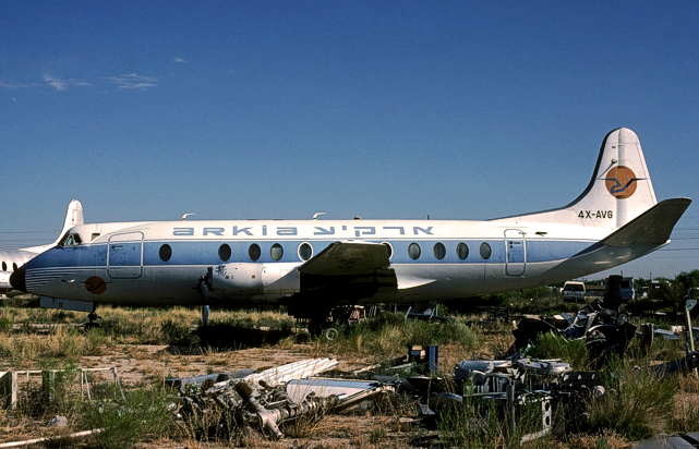 Photo of Go Transportation Inc Viscount 4X-AVG c/n 419 August 1985