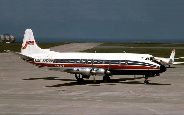 Photo of Jersey European Airways (JEA) Viscount G-AVJB c/n 375 May 1980