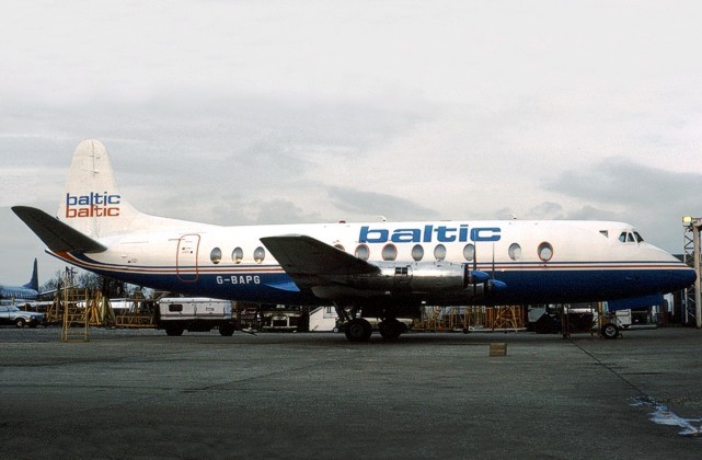 Photo of STH Sales Ltd Viscount G-BAPG c/n 344 March 1988