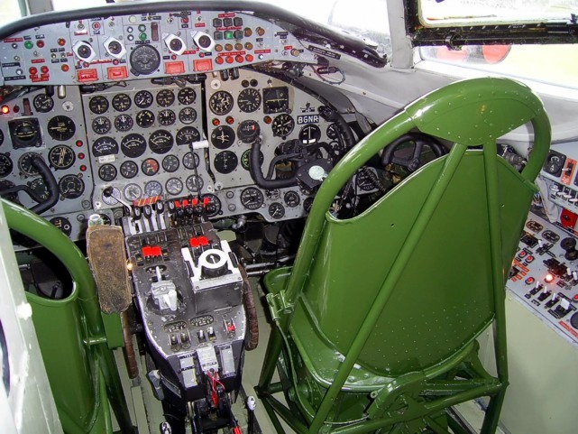 Cockpit of the MAM - Midland Air Museum Viscount c/n 35 F-BGNR