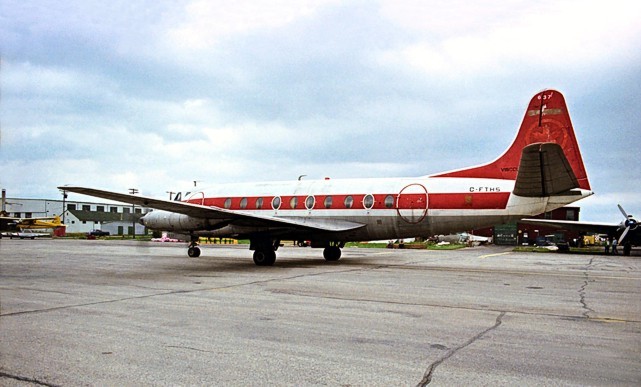 Photo of Western Canada Aviation Museum Inc (WCAM) Viscount C-FTHS c/n 279 September 1983