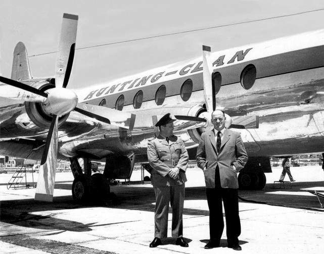 Photo of Hunting-Clan Air Transport Ltd (HCA) Viscount G-ANRT c/n 76 March 1958