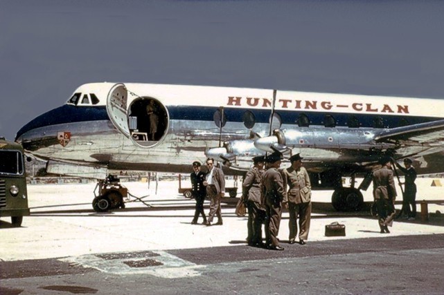 Photo of Hunting-Clan Air Transport Ltd (HCA) Viscount G-ANRR c/n 74 May 1955