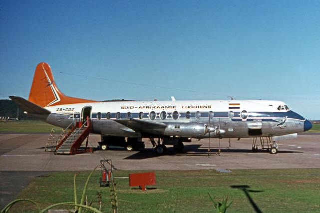 Photo of South African Airways (SAA) Viscount ZS-CDZ c/n 352