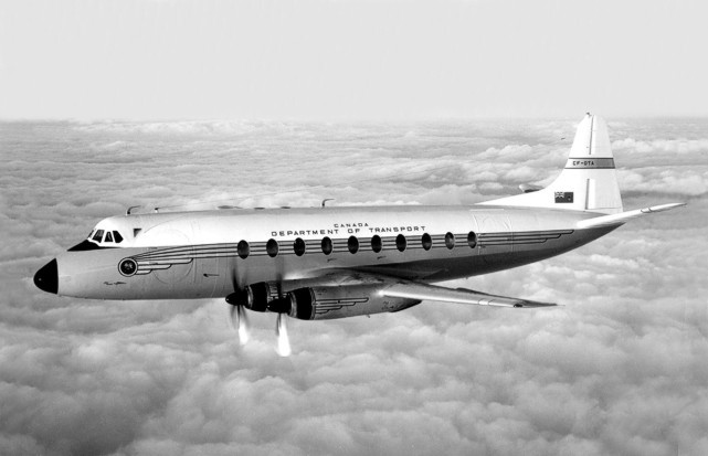 Photo of Canadian Department of Transport Viscount CF-DTA