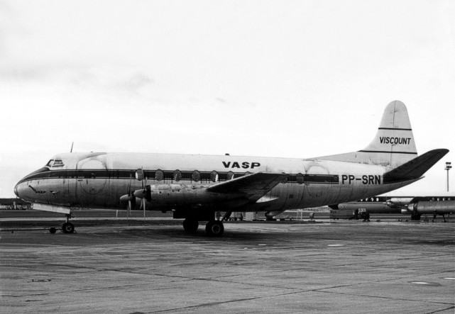 Photo of Viação Aérea São Paulo SA (VASP) Viscount PP-SRN