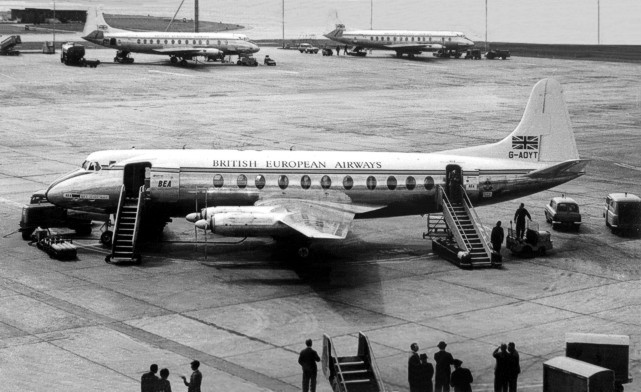 Photo of British European Airways Corporation (BEA) Viscount G-AOYT c/n 268 August 1958