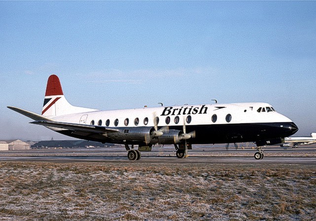 Photo of British Airways (BA) Viscount G-AOYH * c/n 311 February 1981