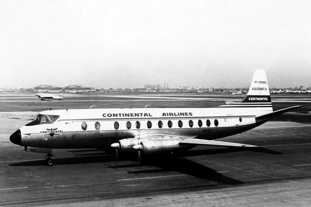 Photo of Continental Airlines Viscount N240V