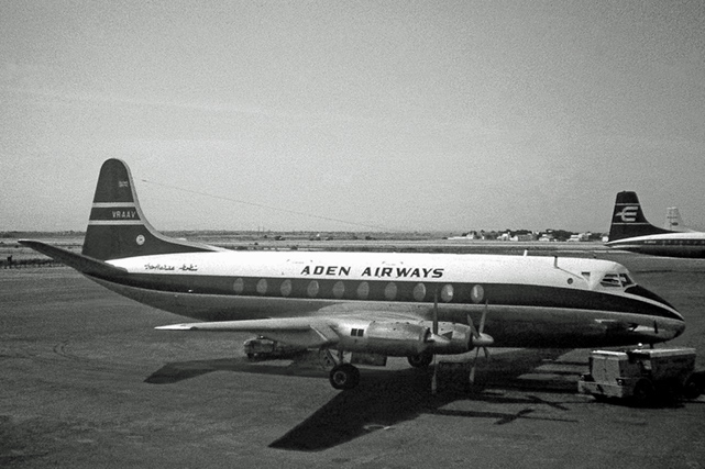 Photo of Aden Airways Viscount VR-AAV c/n 187