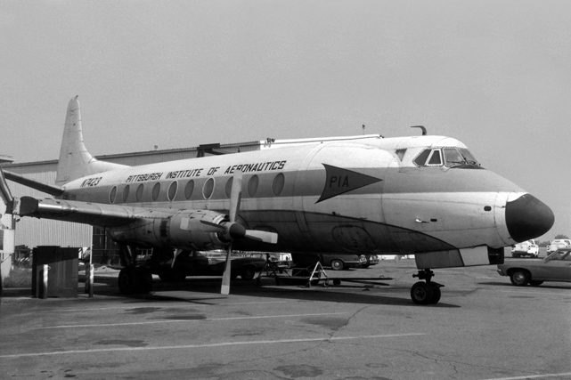 Photo of Pittsburgh Institute of Aeronautics (PIA) Viscount N7423