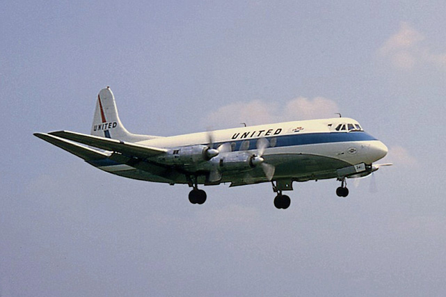 Photo of United Air Lines Viscount N7422 c/n 120