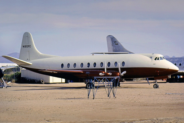 Photo of Go Transportation Inc Viscount N180RC c/n 51 April 1982