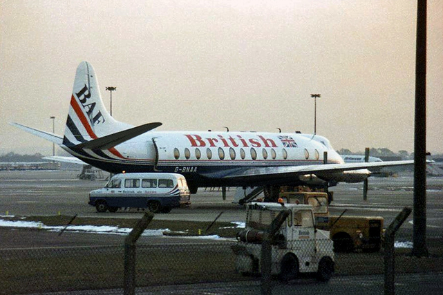 Photo of British Air Ferries (BAF) Viscount G-BNAA