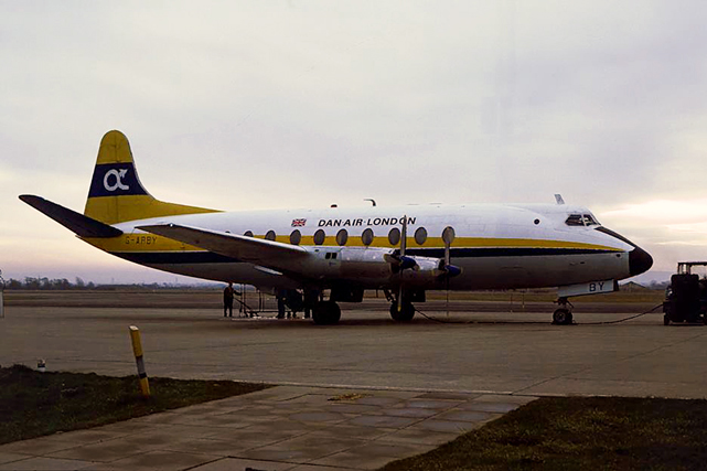 Photo of Alidair Viscount G-ARBY c/n 10 December 1975