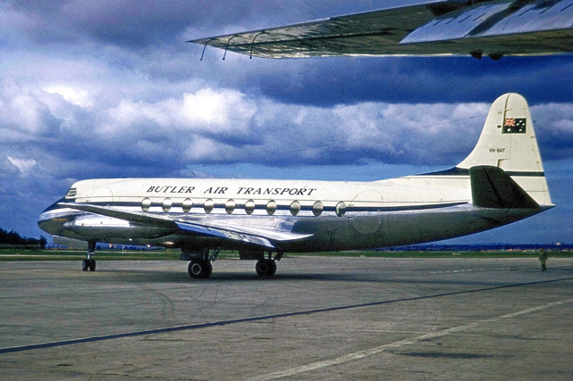 Photo of Butler Air Transport Pty Ltd Viscount VH-BAT c/n 97 December 1955