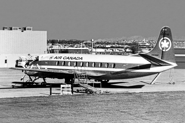 Photo of Air Canada Viscount CF-TIG c/n 387 June 1965