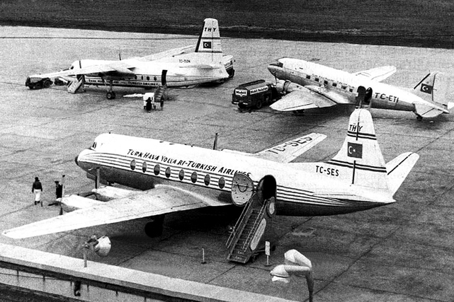 Photo of Türk Hava Yollari - Turkish Airlines (THY) Viscount TC-SES c/n 431 June 1961