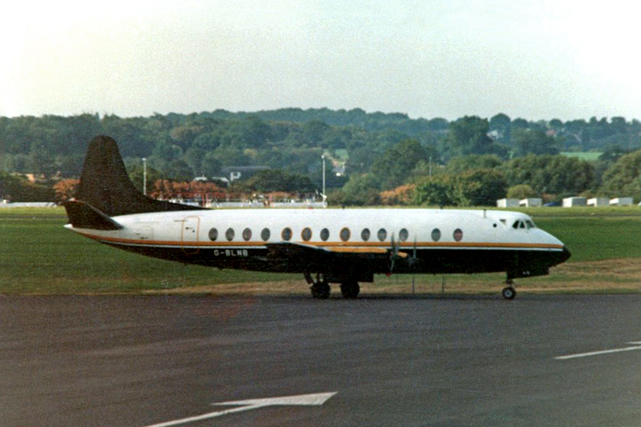 Photo of British Air Ferries (BAF) Viscount G-BLNB c/n 170