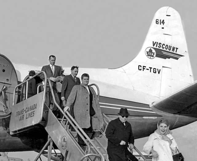 Photo of Trans-Canada Air Lines (TCA) Viscount CF-TGV c/n 59 June 1958