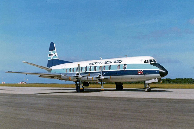 Photo of British Midland Airways (BMA) Viscount G-BAPF